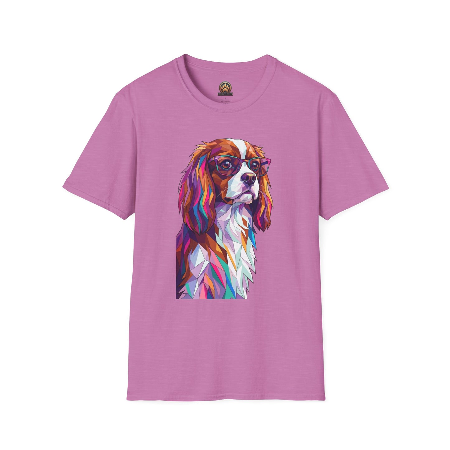 Portrait Cavalier King Charles Tee - Large Front Print