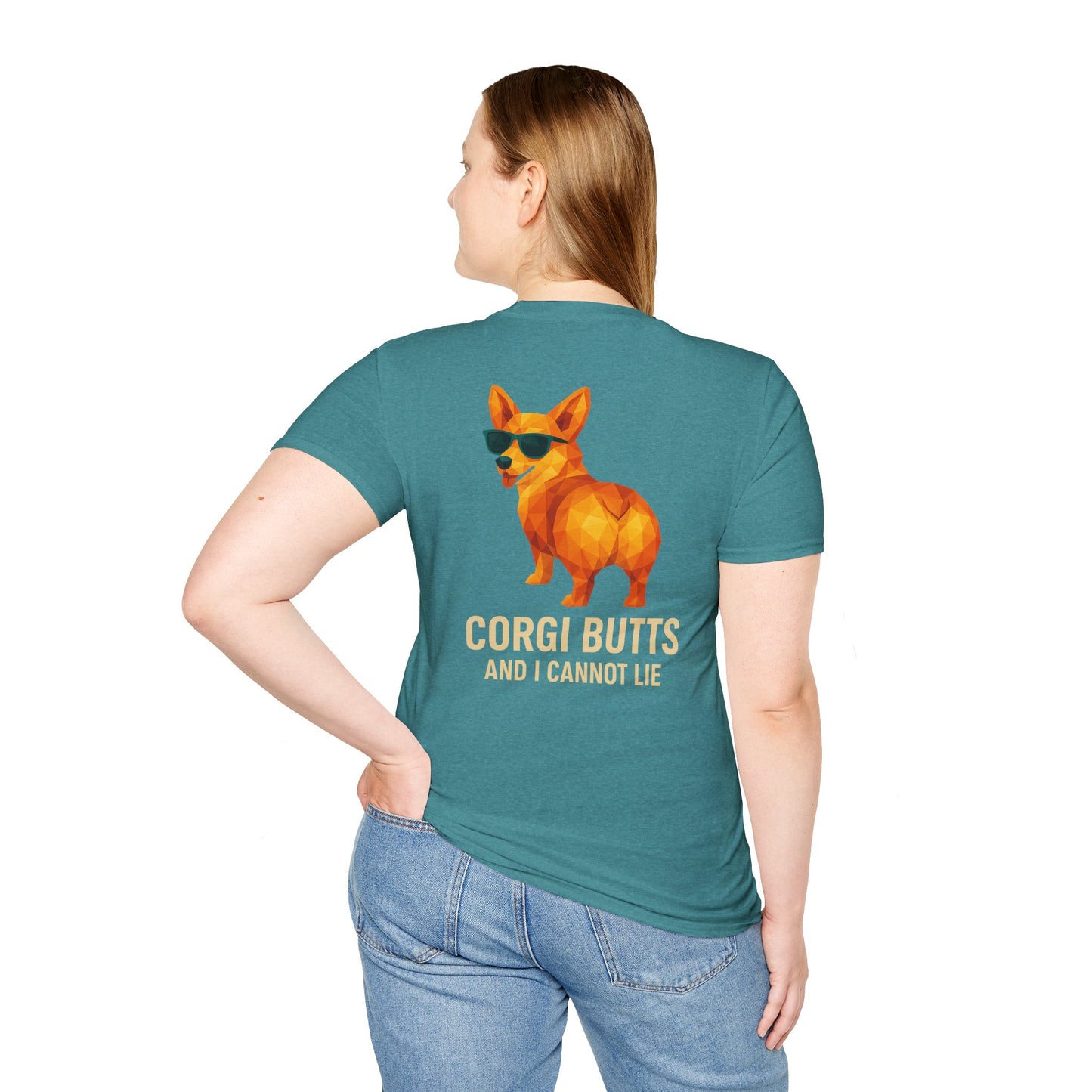 I Like Corgi Butts Tee - Large Front and Back Print