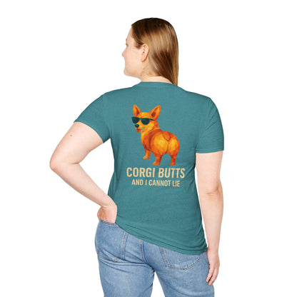 I Like Corgi Butts Tee - Large Front and Back Print