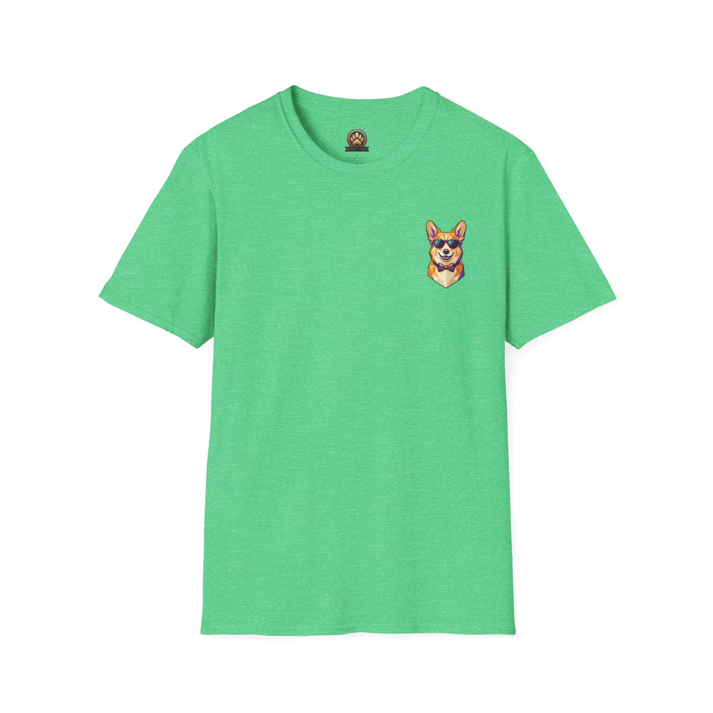 Dapper Corgi Tee - Pocket & Large Back Print