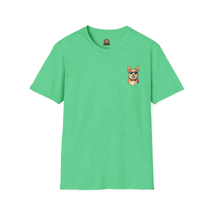 Dapper Corgi Tee - Pocket & Large Back Print