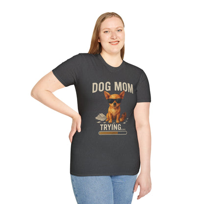 Dog Mom... Trying - Large Front Print Only