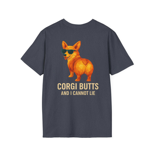 I Like Corgi Butts Tee - Large Front and Back Print