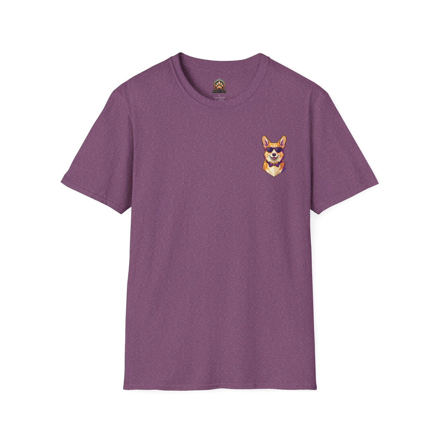 Dapper Corgi Tee - Pocket & Large Back Print