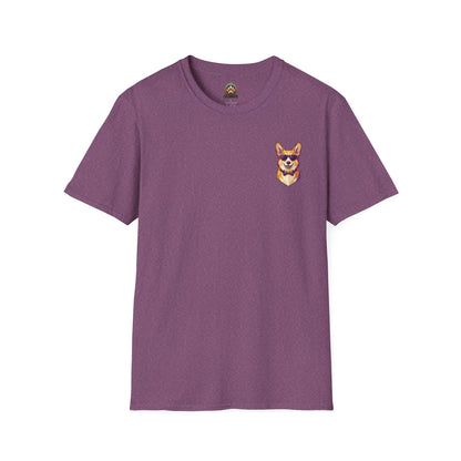 Dapper Corgi Tee - Pocket & Large Back Print
