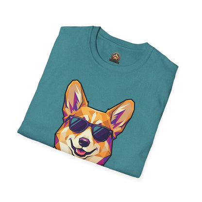 Dapper Corgi Tee - Large Front Print