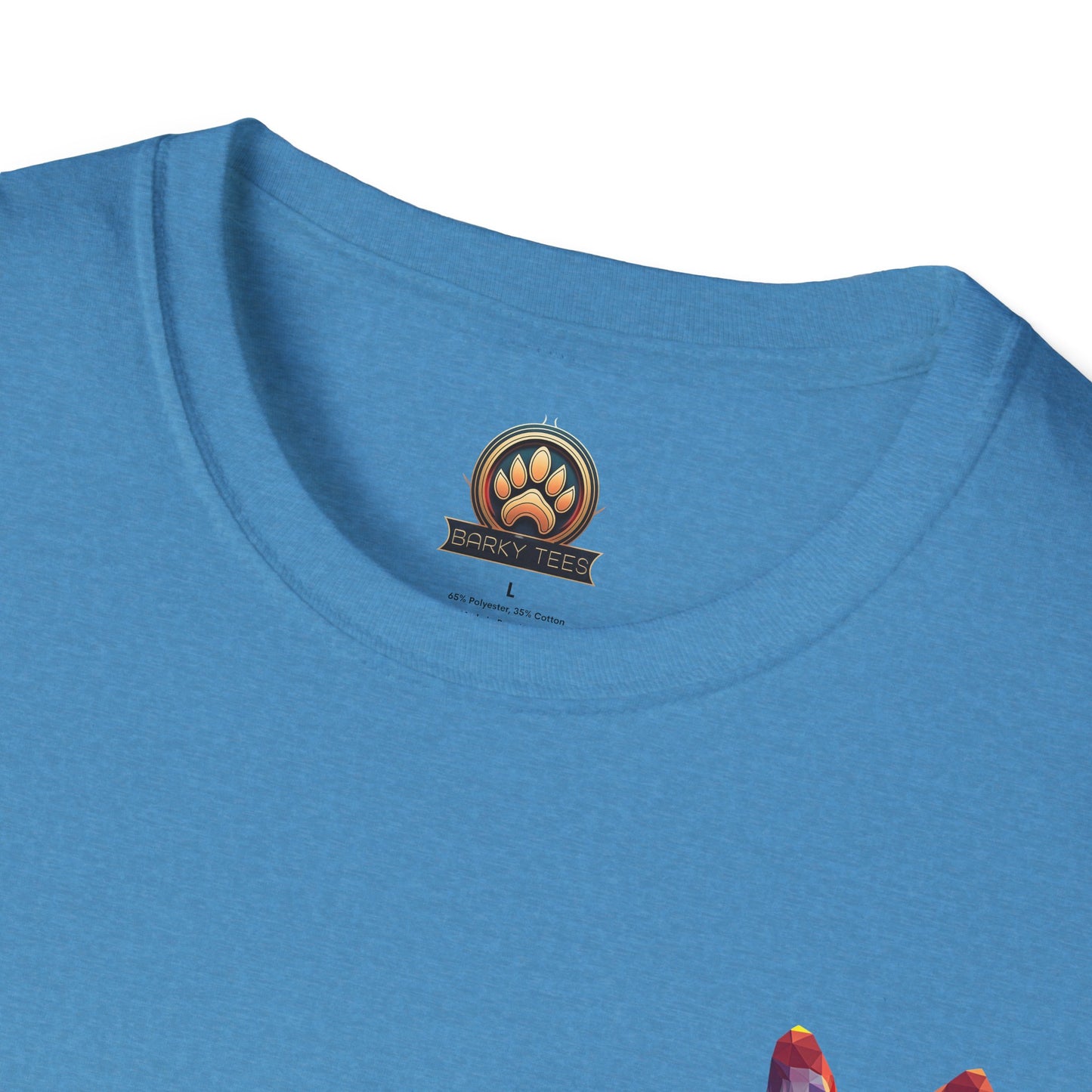 Polygon Style French Bull Dog T-Shirt - Pocket & Large Back Print
