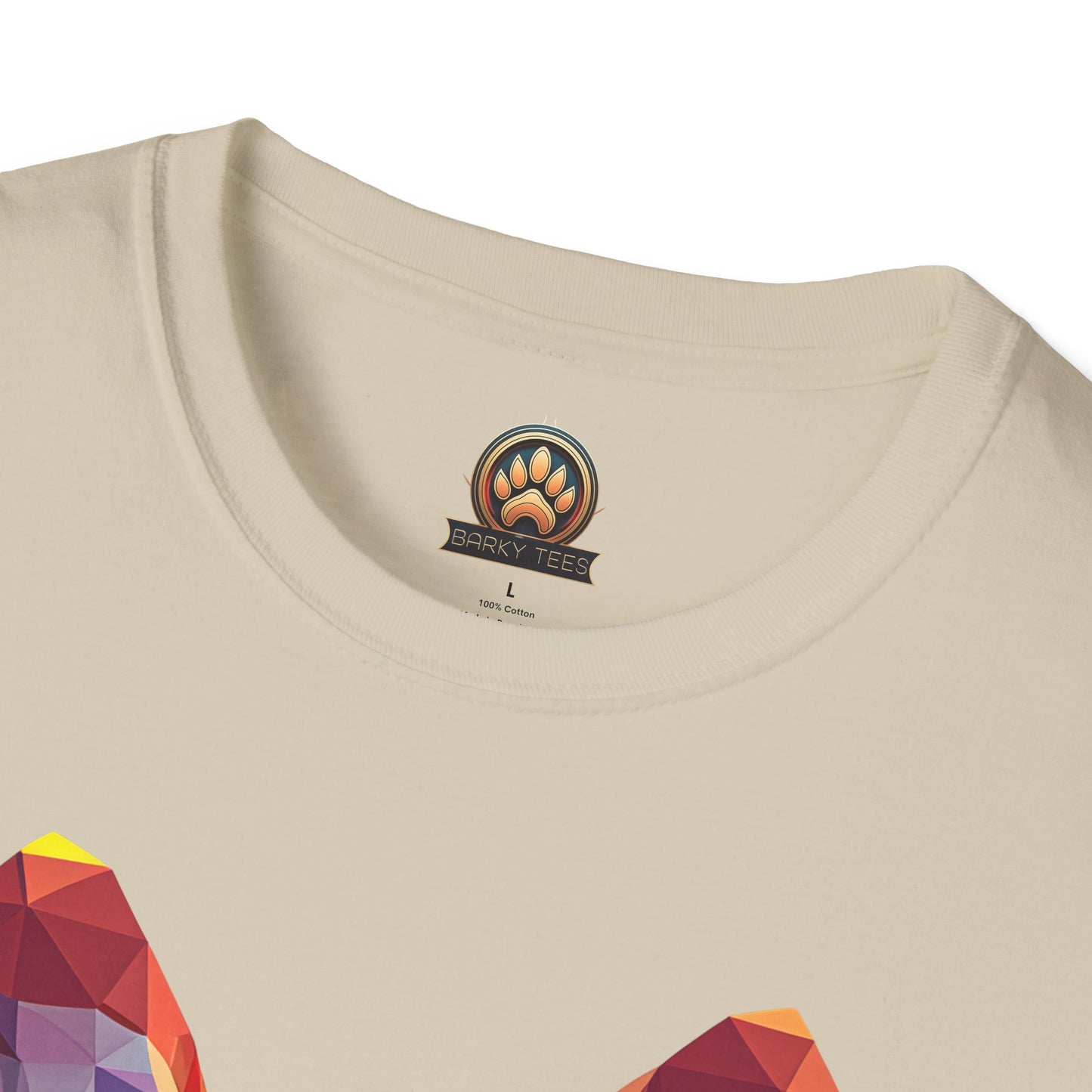 Polygon French Bulldog Tee - Large Front Print