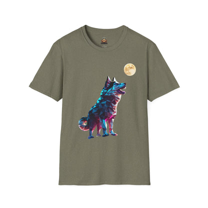 Polygon Alaskan Husky Tee - Large Front Print