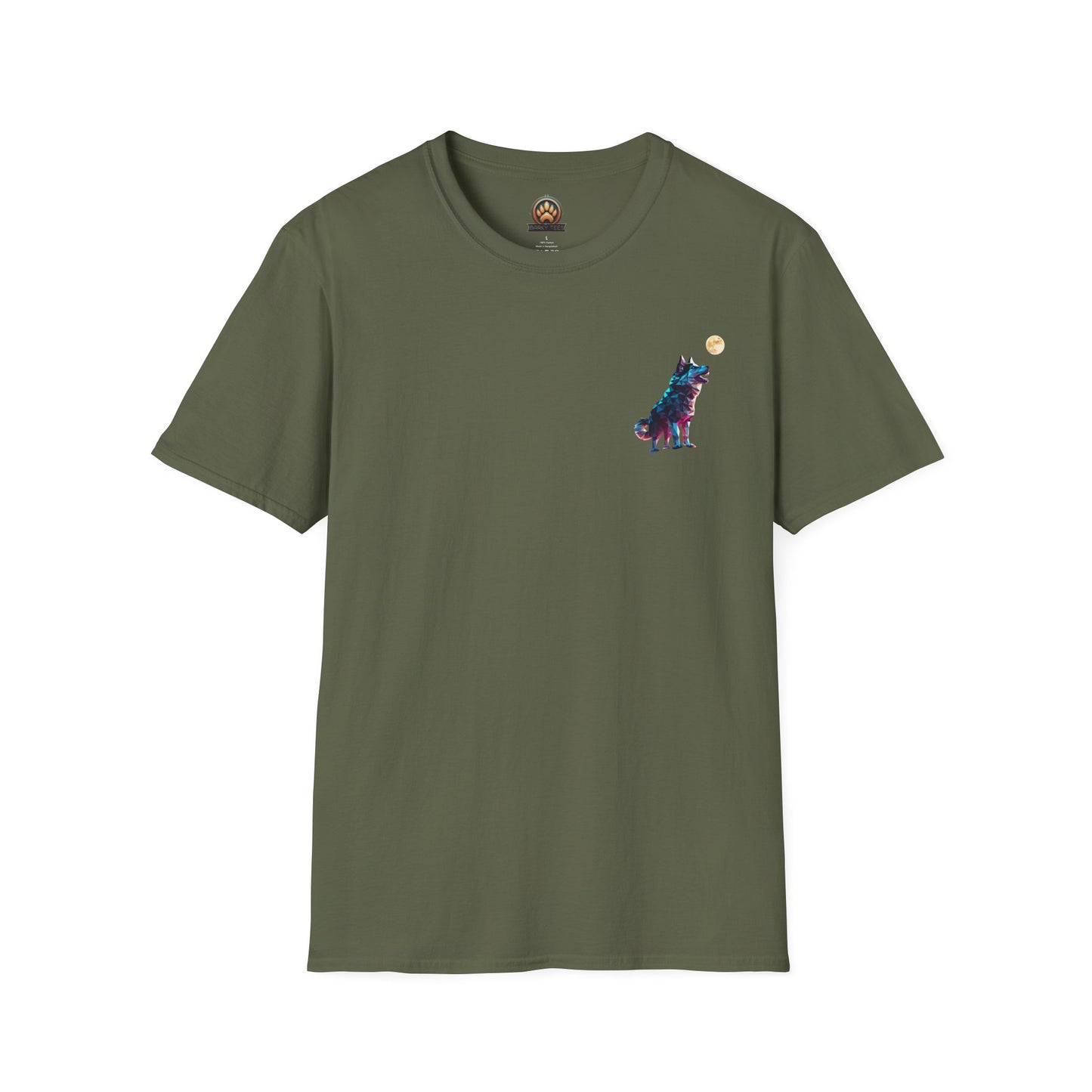 Polygon Alaskan Husky Tee - Pocket & Large Back Print