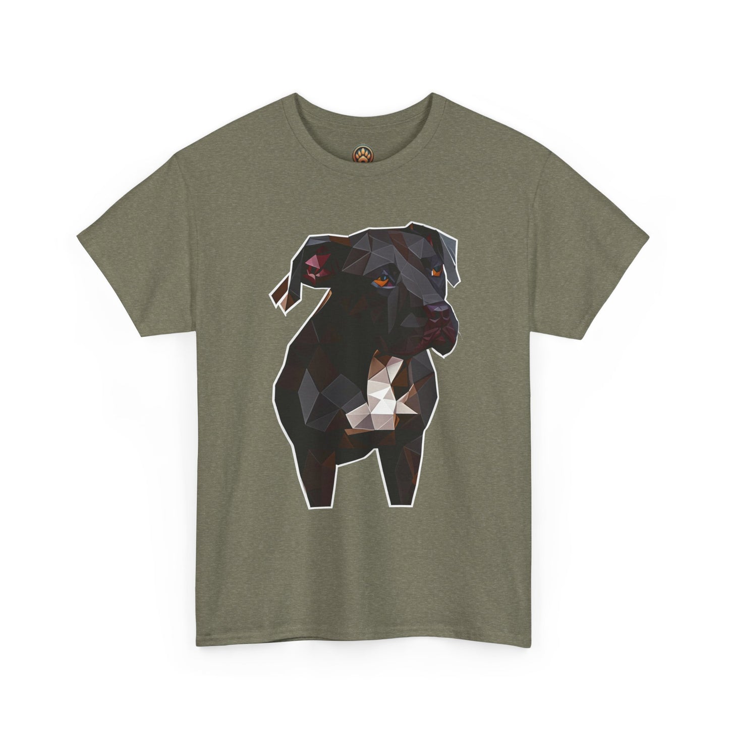 Polygon Pitbull Tee - Large Front Print