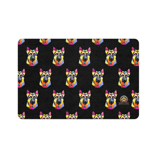 Polygon German Shepherd Food Mat