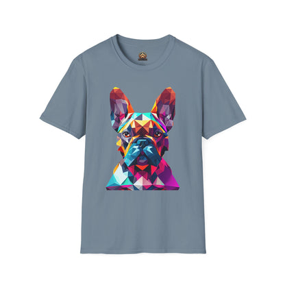 Polygon French Bulldog Tee - Large Front Print