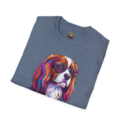 Portrait Cavalier King Charles Tee - Large Front Print
