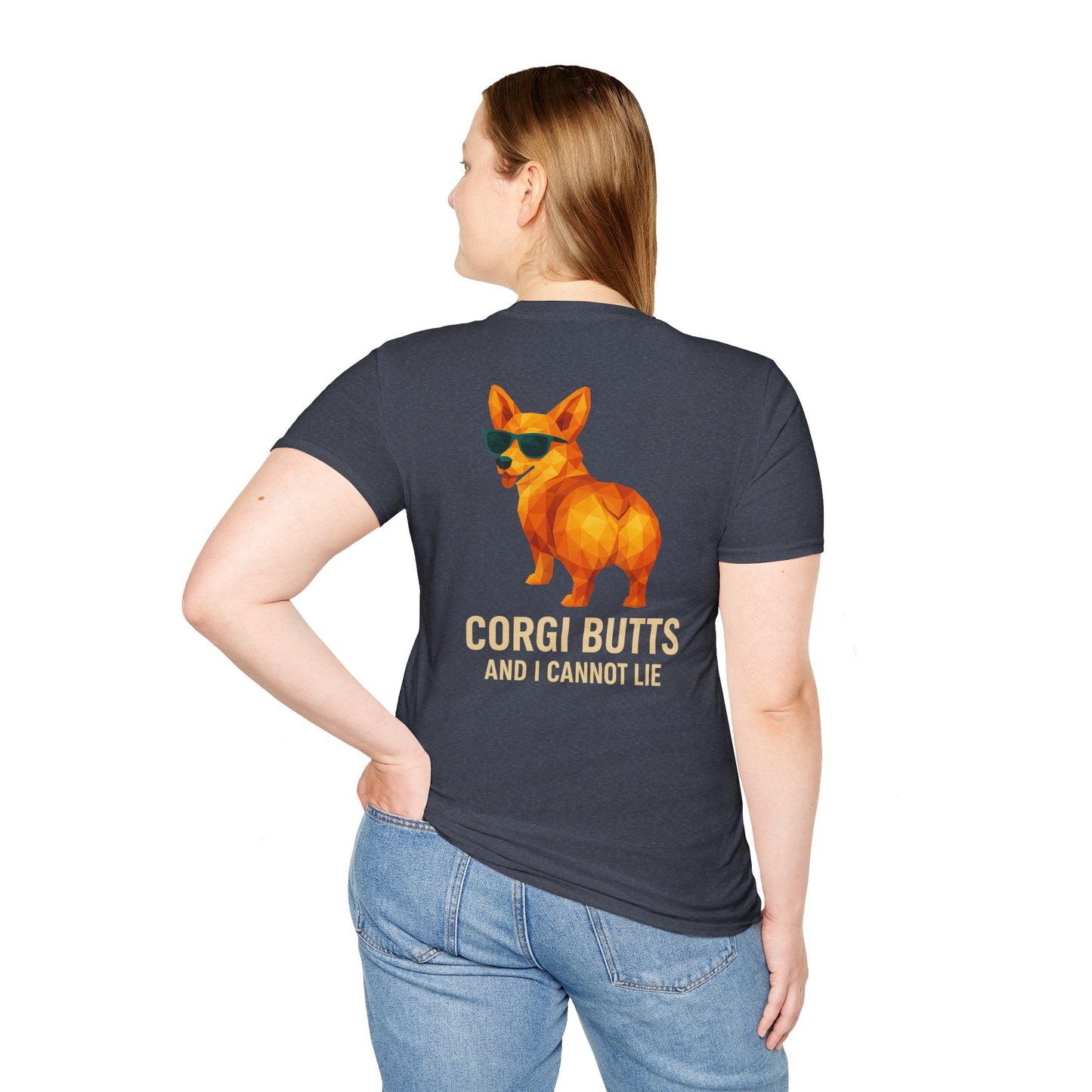 I Like Corgi Butts Tee - Large Front and Back Print
