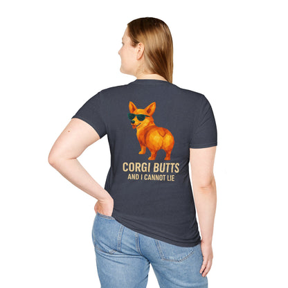 I Like Corgi Butts Tee - Large Front and Back Print