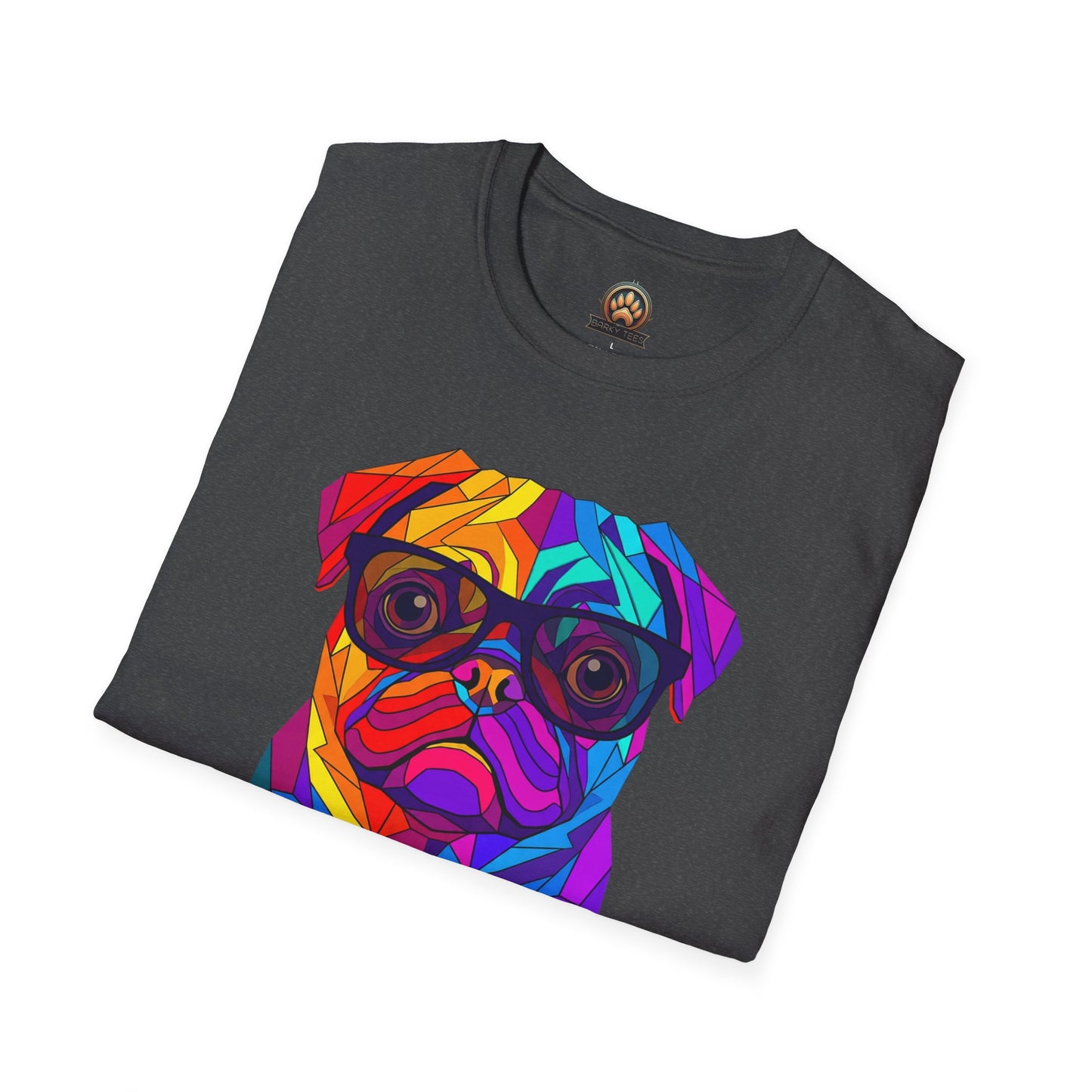 Professor Pug Tee - Large Front Print