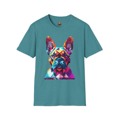 Polygon French Bulldog Tee - Large Front Print