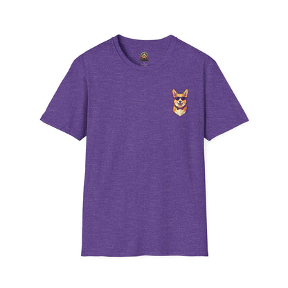 Dapper Corgi Tee - Pocket & Large Back Print