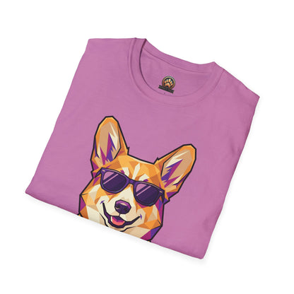 Dapper Corgi Tee - Large Front Print