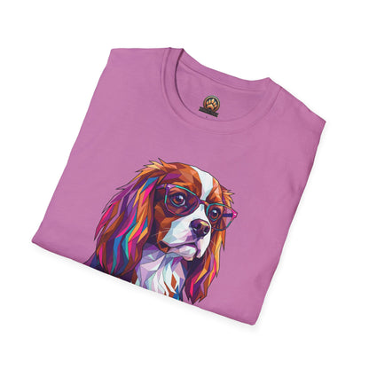 Portrait Cavalier King Charles Tee - Large Front Print