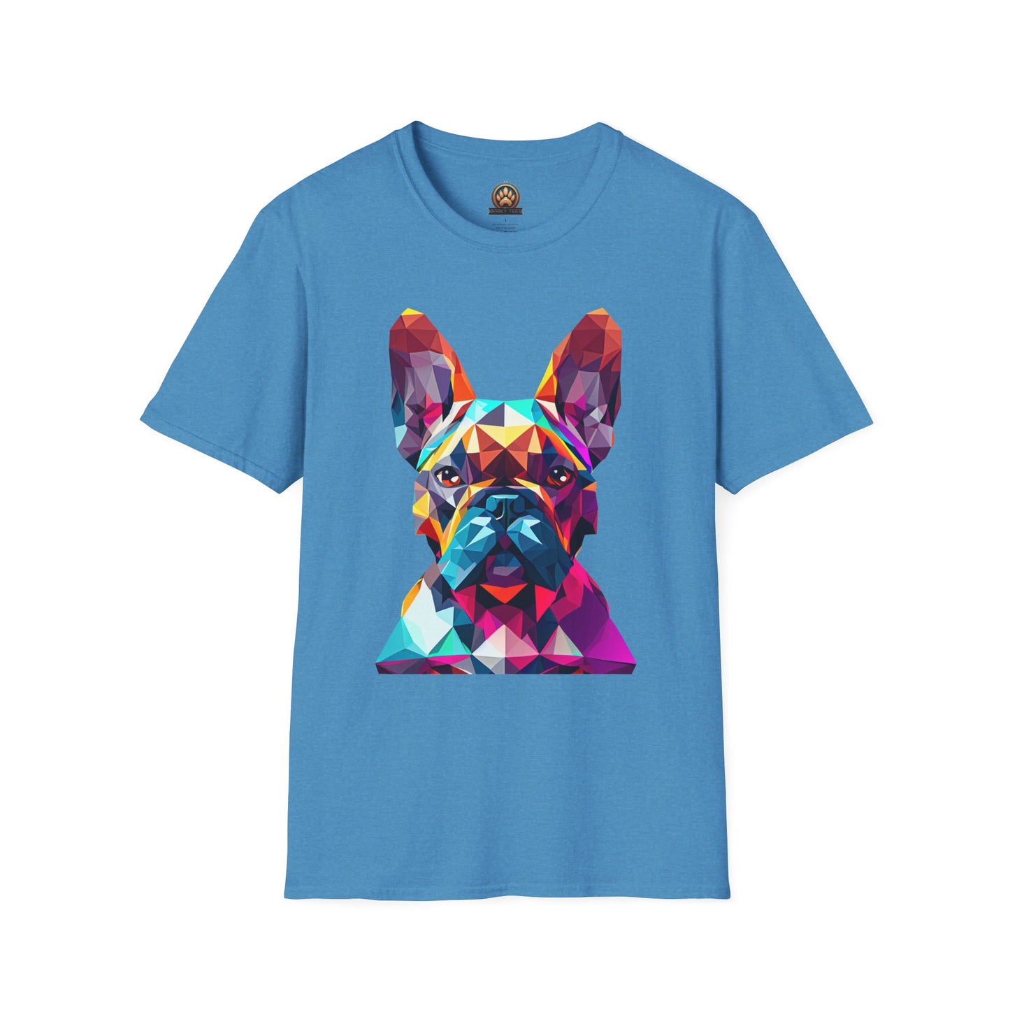 Polygon French Bulldog Tee - Large Front Print