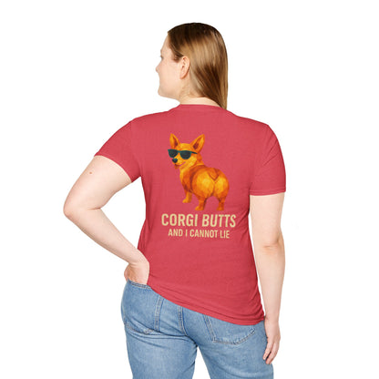 I Like Corgi Butts Tee - Large Front and Back Print