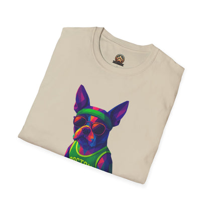 Boston Terrier Basketball Tee - Large Front Print