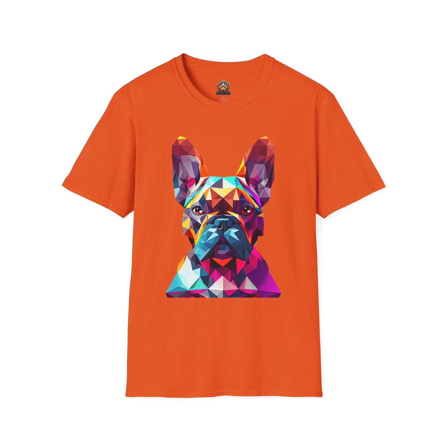 Polygon French Bulldog Tee - Large Front Print