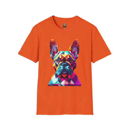 Polygon French Bulldog Tee - Large Front Print