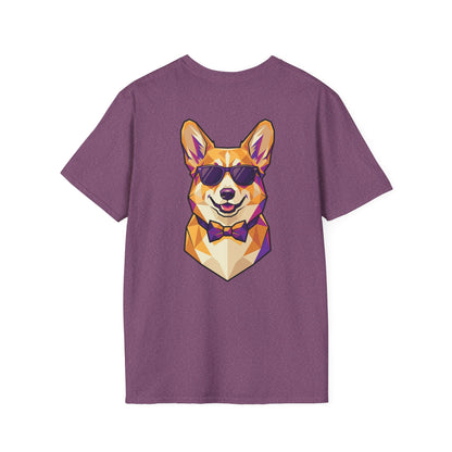 Dapper Corgi Tee - Pocket & Large Back Print