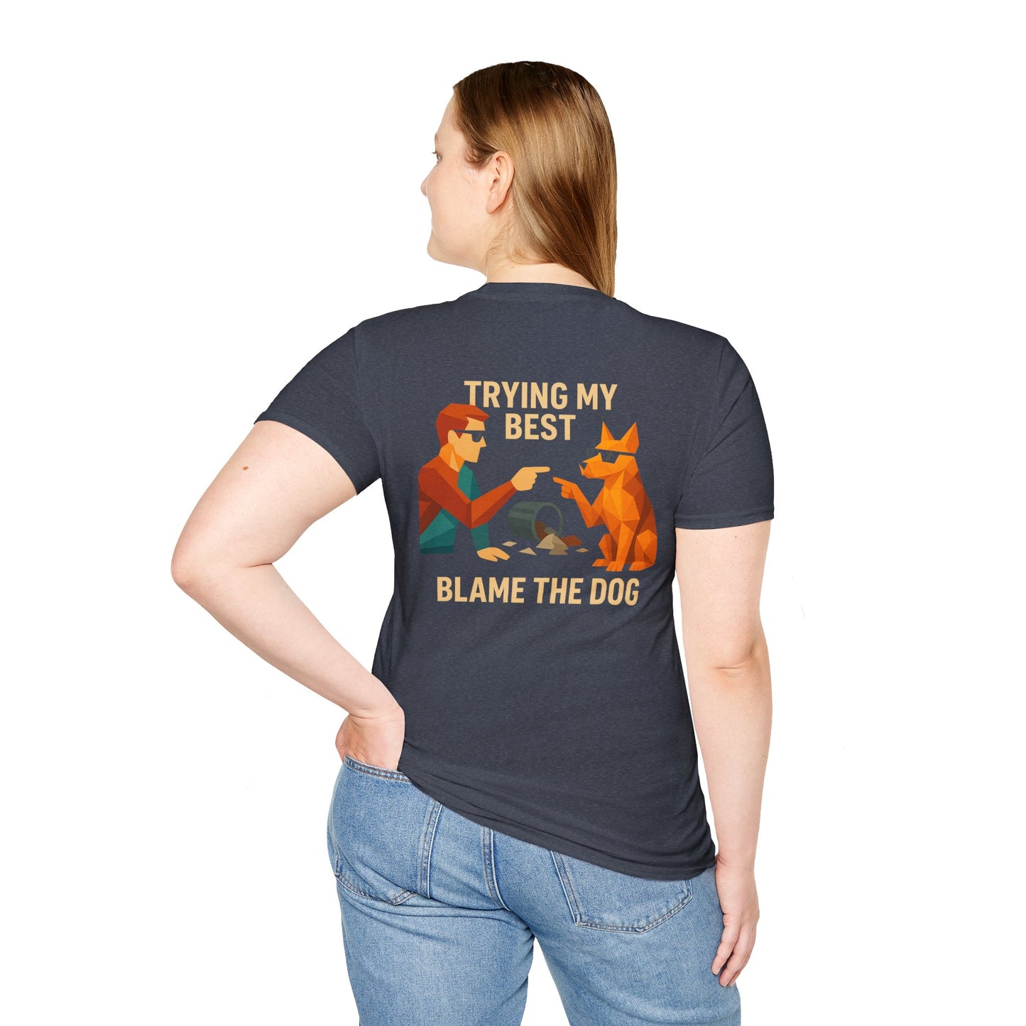 Blame the Dog - Pocket Logo and Large Back Print