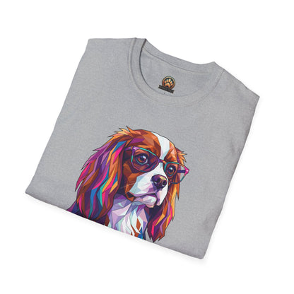 Portrait Cavalier King Charles Tee - Large Front Print