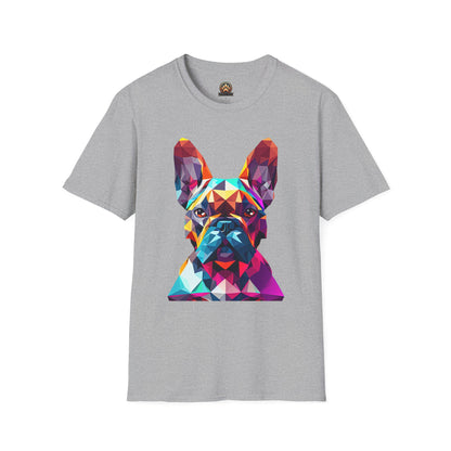 Polygon French Bulldog Tee - Large Front Print