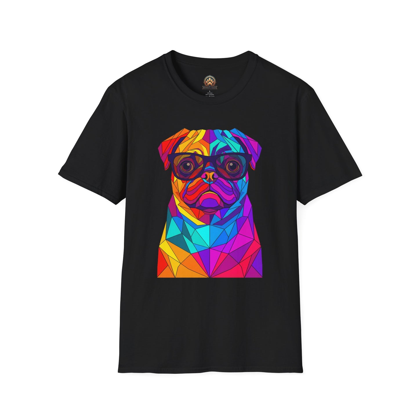 Professor Pug Tee - Large Front Print