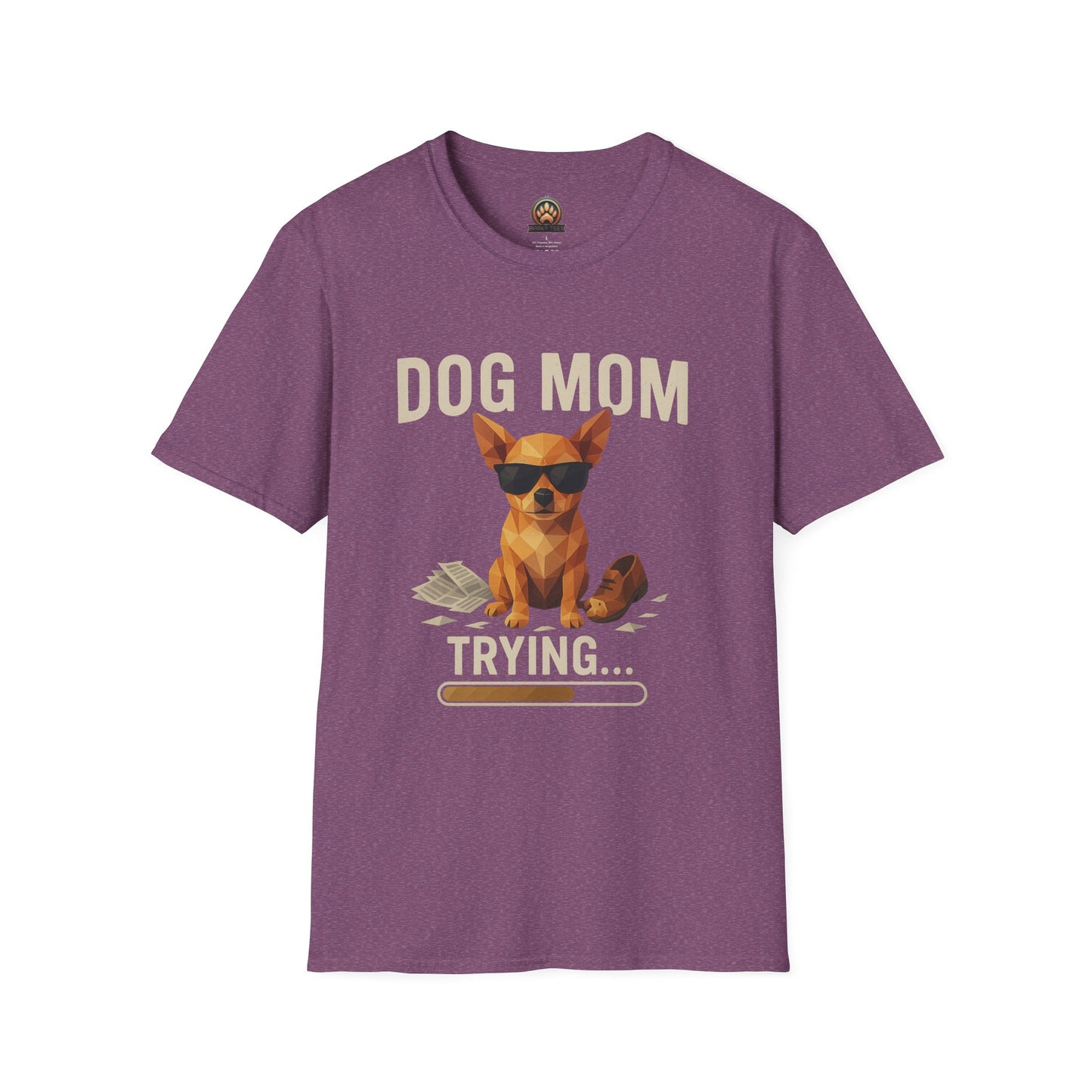 Dog Mom... Trying - Large Front Print Only