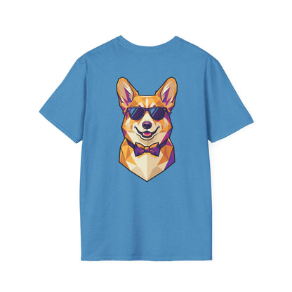 Dapper Corgi Tee - Pocket & Large Back Print