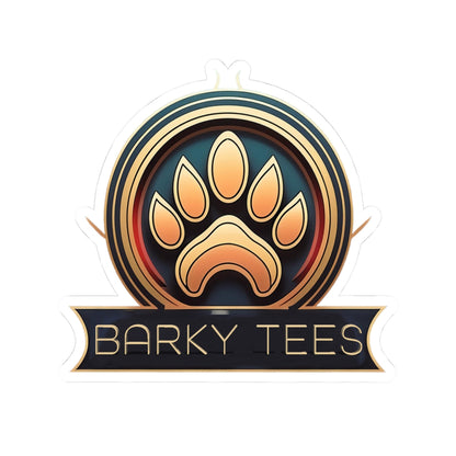 Stylish Barky Tees Kiss-Cut Sticker