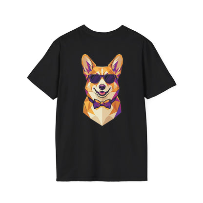 Dapper Corgi Tee - Pocket & Large Back Print