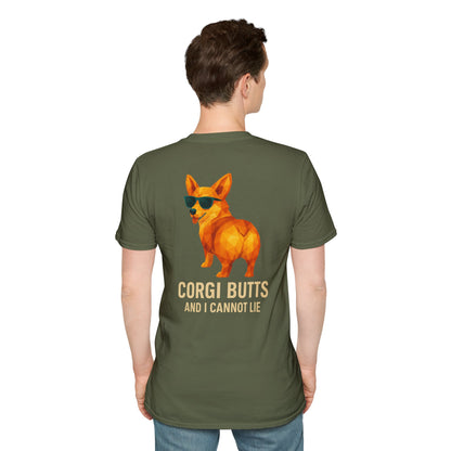 I Like Corgi Butts Tee - Large Front and Back Print