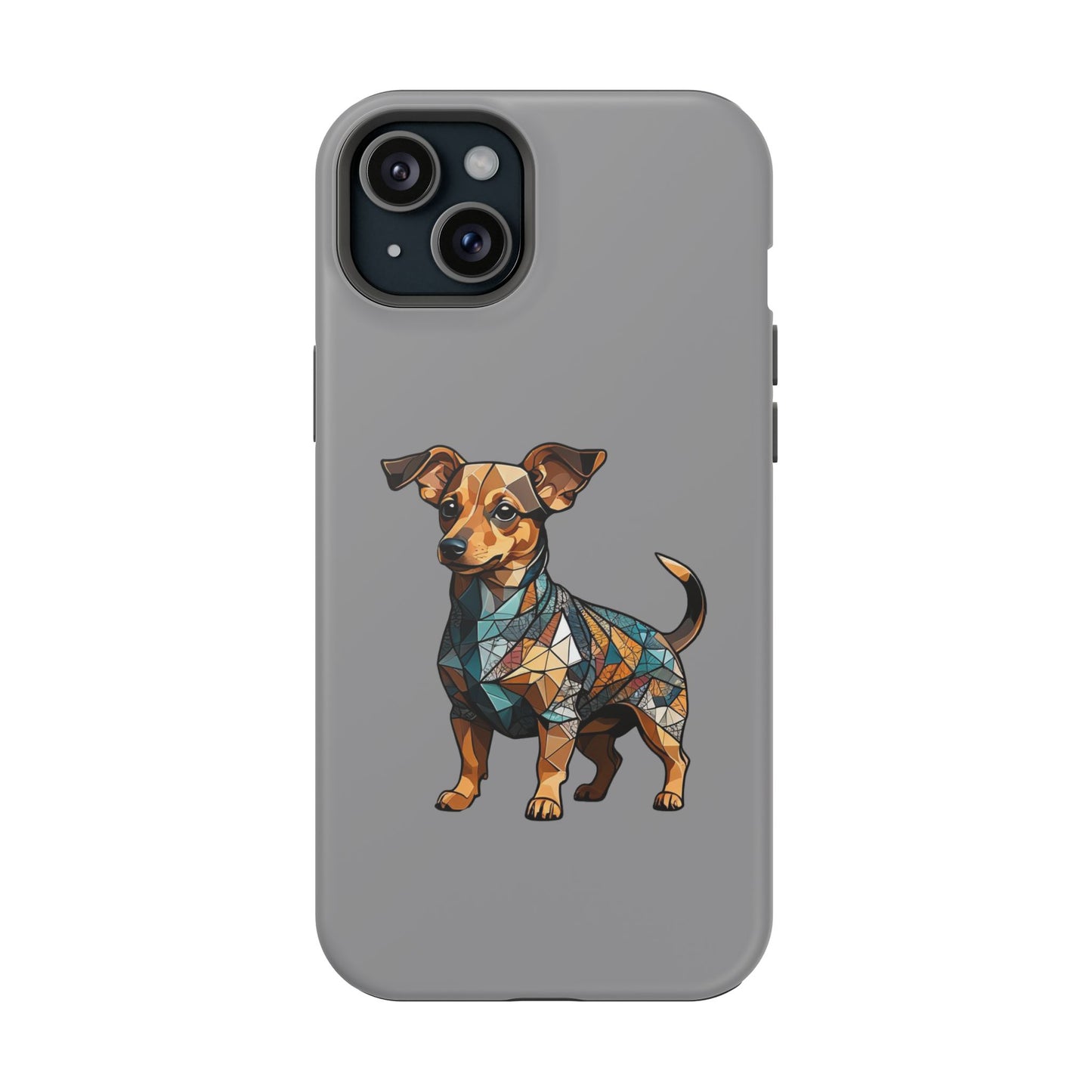 Polygon Style Pop Art Chiweenie Dog iPhone Phone Case