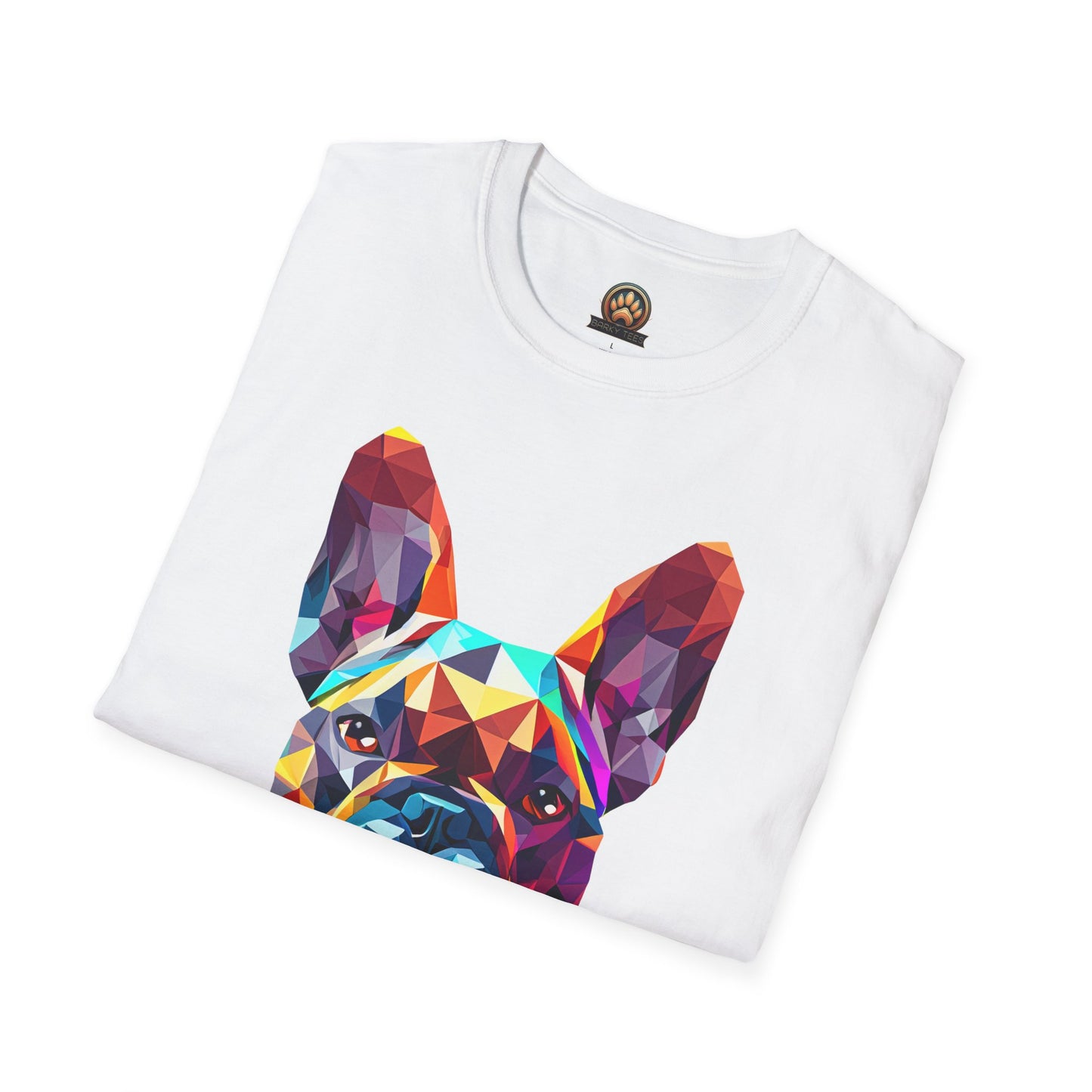 Polygon French Bulldog Tee - Large Front Print