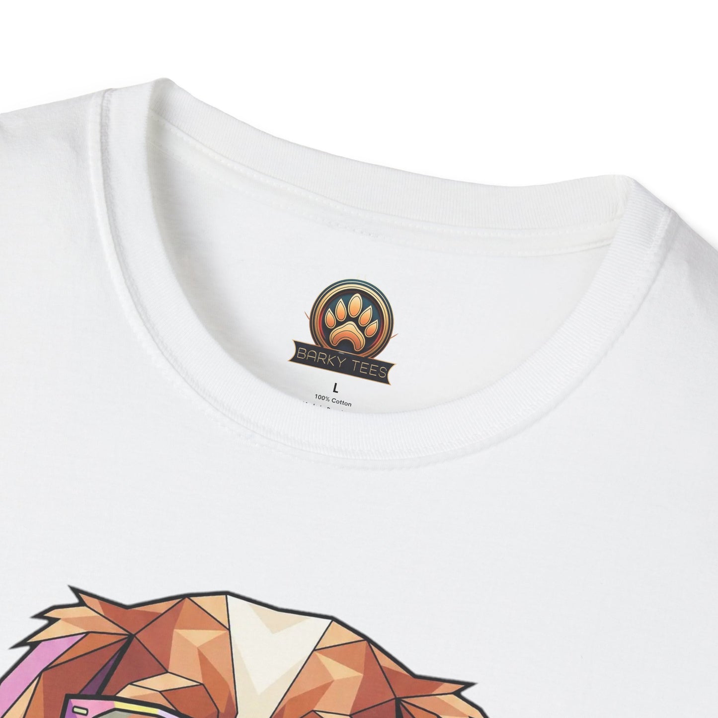 Tea Party Cavalier King Charles Tee - Large Front Print