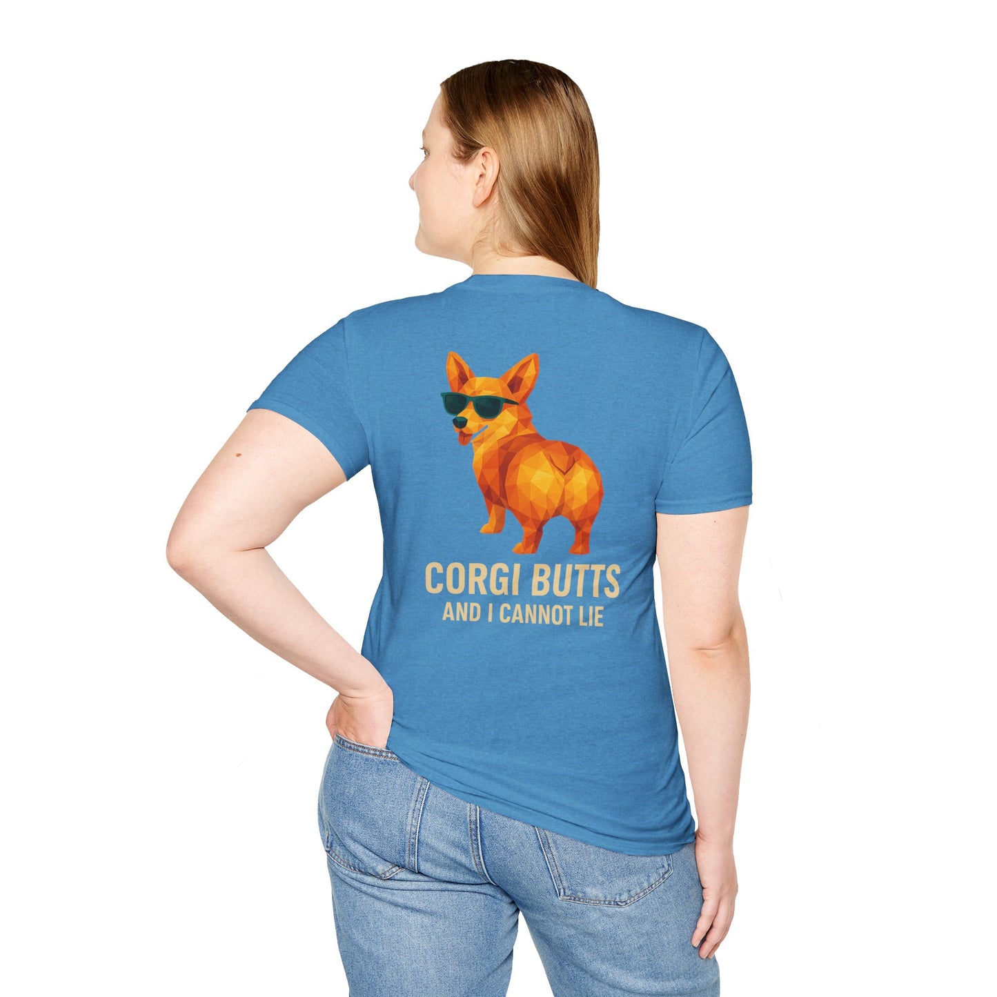 I Like Corgi Butts Tee - Large Front and Back Print