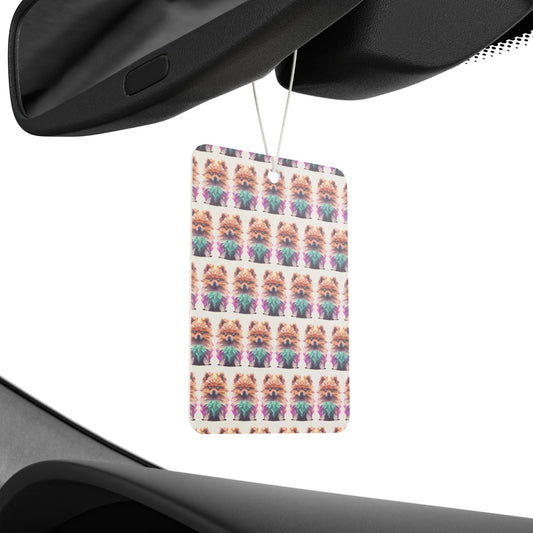Car Air Freshener - Polygon Pomeranian Air Freshener