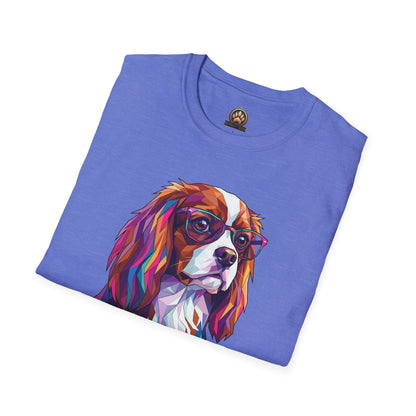 Portrait Cavalier King Charles Tee - Large Front Print