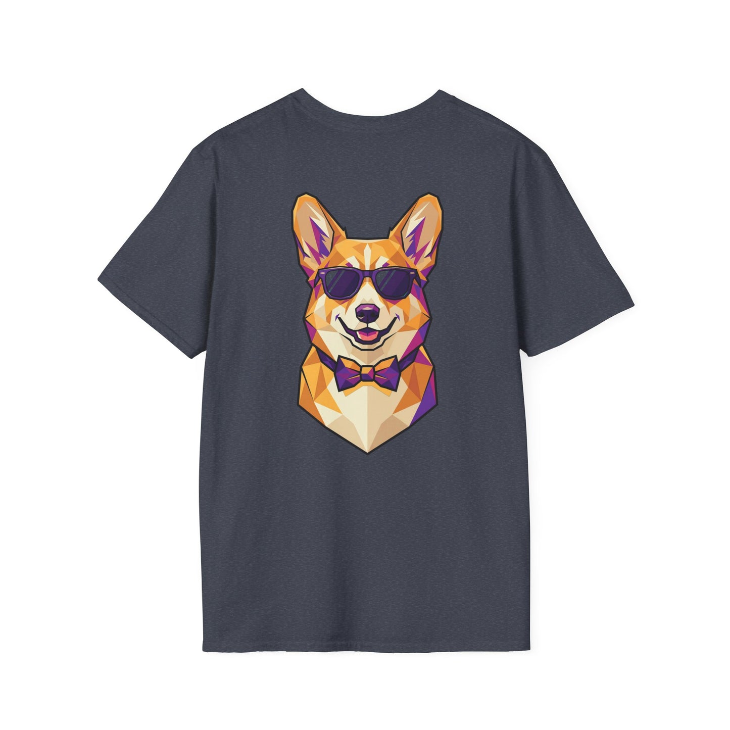 Dapper Corgi Tee - Pocket & Large Back Print