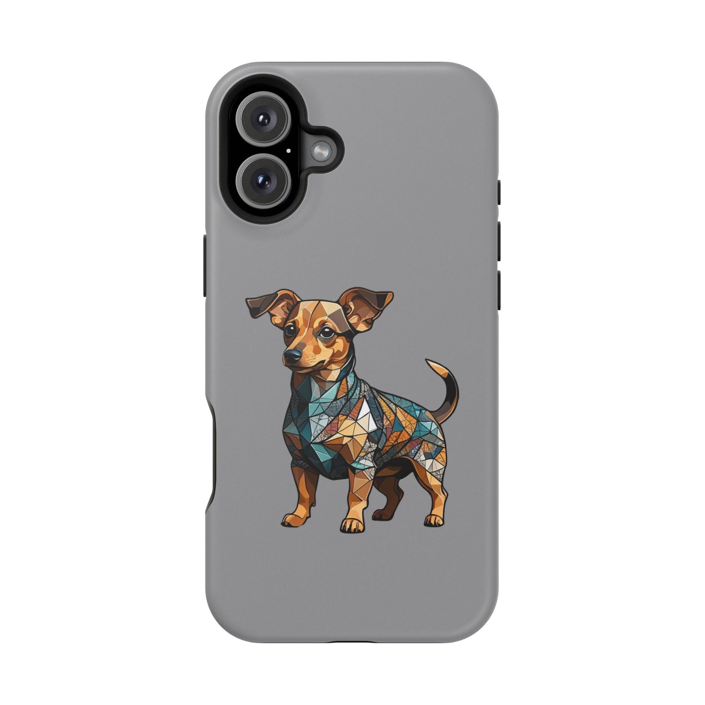 Polygon Style Pop Art Chiweenie Dog iPhone Phone Case
