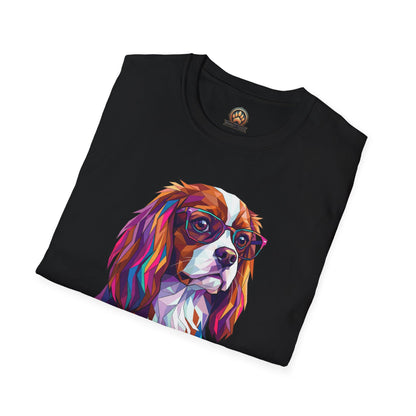 Portrait Cavalier King Charles Tee - Large Front Print