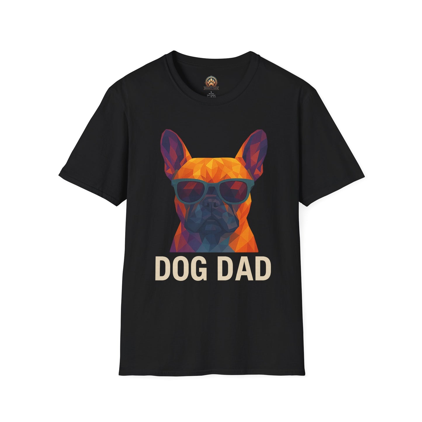 Dog Dad Tee - Large Front Print